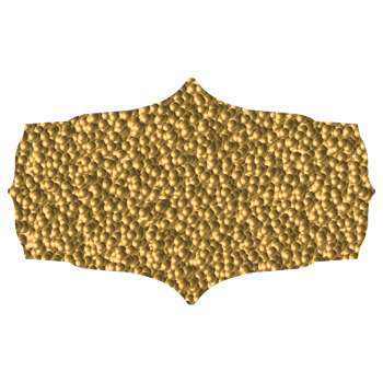 Gold textured abstract vintage shape graphic png