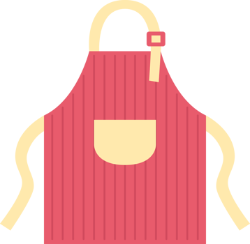 apron cooking kitchen tools clipart png