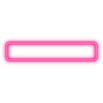 Neon title border frame. LED Text box. Neon light effects. Digital elements png