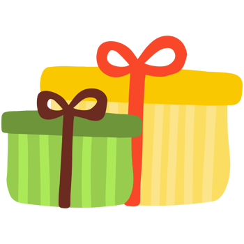 Gift box, Party box illustration png