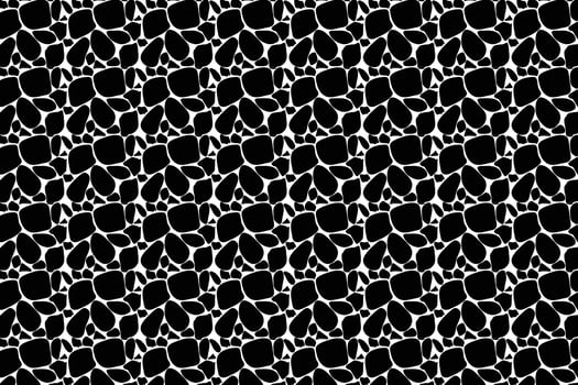 Black and White Reptile Skin Pattern, Seamless Abstract Design for Fashion and Graphics. vector