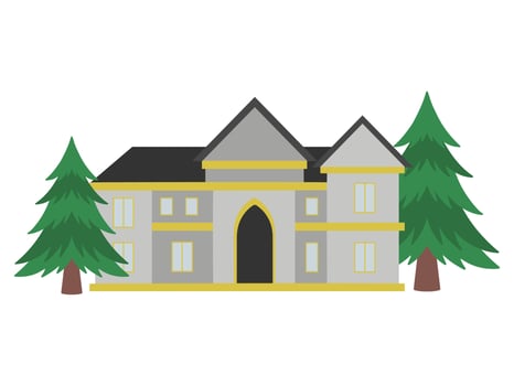 House Illustration Background vector