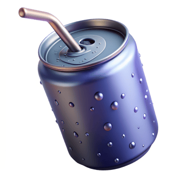 3D Soda Bottle png