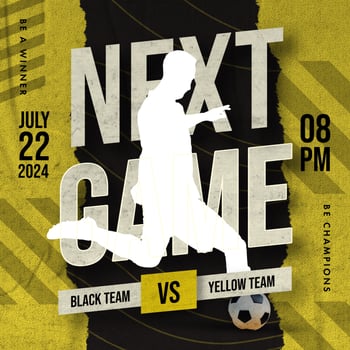 Football Social Media Template psd