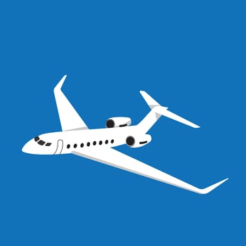 plane transportation aircraft vector
