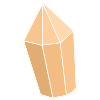 Agates, crystals, cartoon png