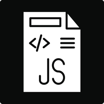 Javascript File Illustration Icon vector