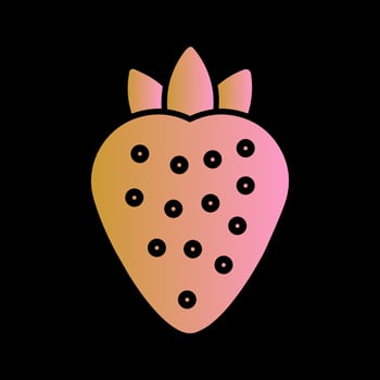 Strawberry Icon Design vector