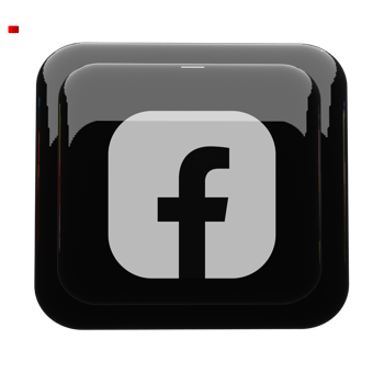 Facebook logo black and white png