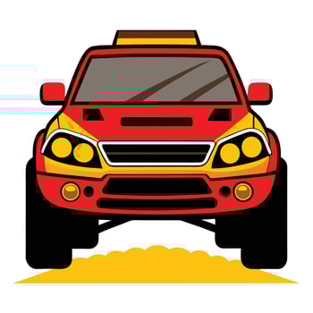 Off road car clipart vector