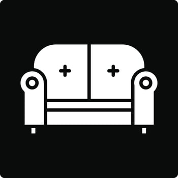 Sofa Illustration Icon vector