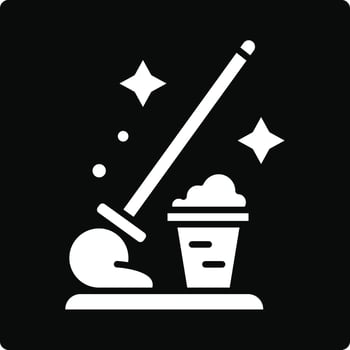 Cleaning Illustration Icon vector