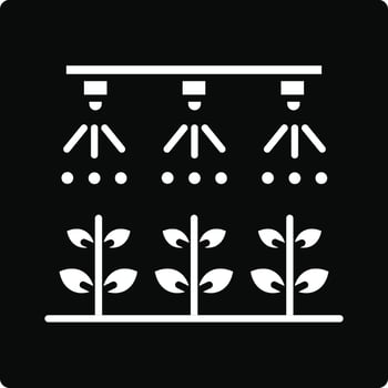 Irrigation Illustration Icon vector