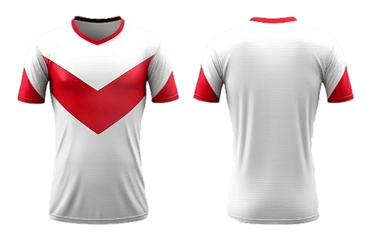 Putin And red sports t-shirt with front and back view png