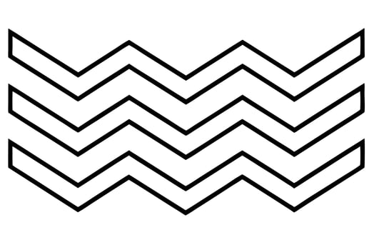 A black and white chevron pattern vector