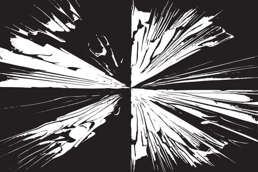 Overlay Design with Black Abstract Patterns vector