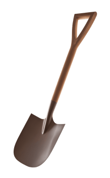 Shovel Isolated on Transparent Background png