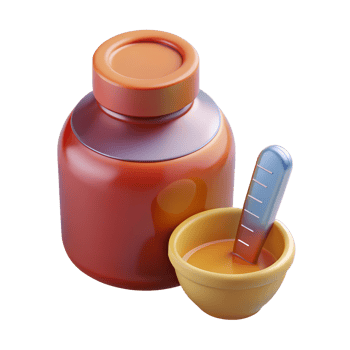 3D Cough Syrup png