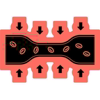 Alpha Receptor Stimulation Icon vector