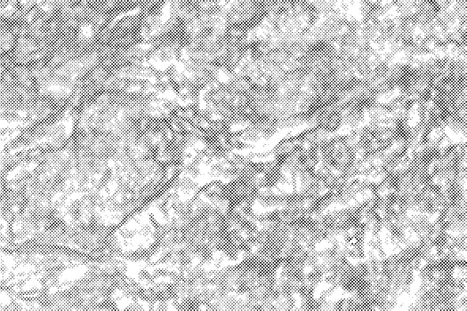 Grunge vintage halftone texture effect . Black dots pattern on white background. vector
