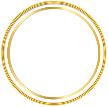 Circle frame decorative Chinese gold patterns, traditional Chinese, Chinese symbols for Chinese New Year or other festivals. transparent png
