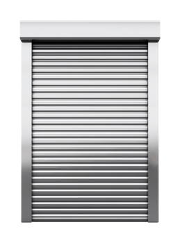 Vertical Roll Up Door Isolated on Transparent Background png