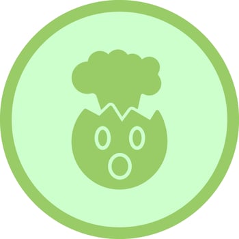 Exploding Head Icon Design vector