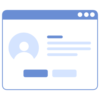 Profile User Interface illustration png