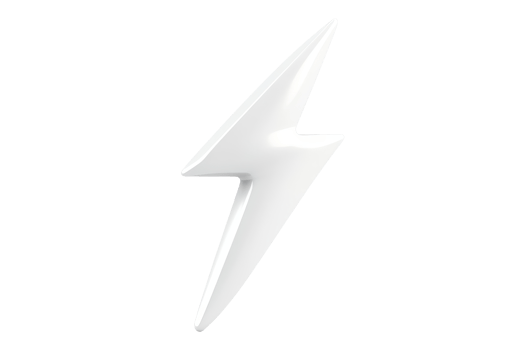 Dynamic lightning bolt art home decor modern design indoor space creative perspective png