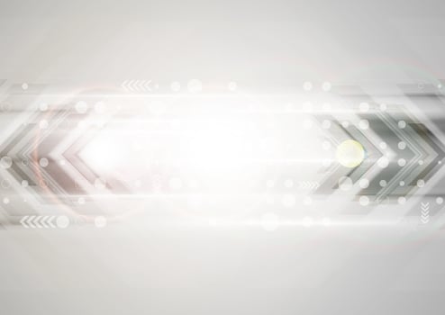Shiny grey abstract technology background vector