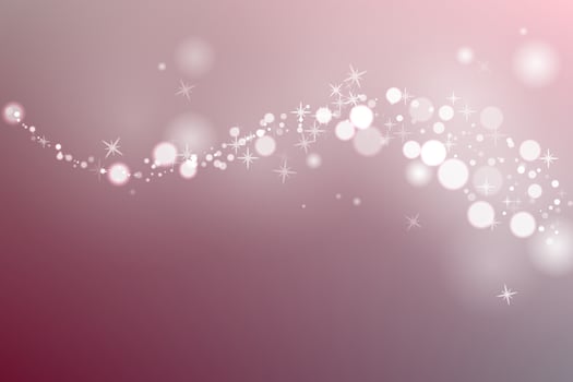 Glowing Particles. Pink template. Valentine day card. vector