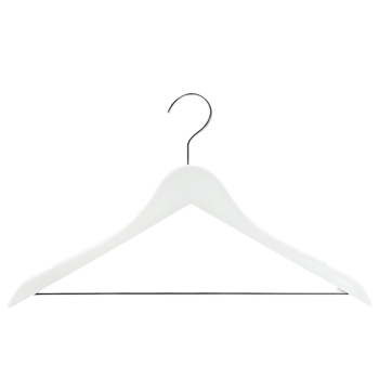 white hanger on a transparent background png