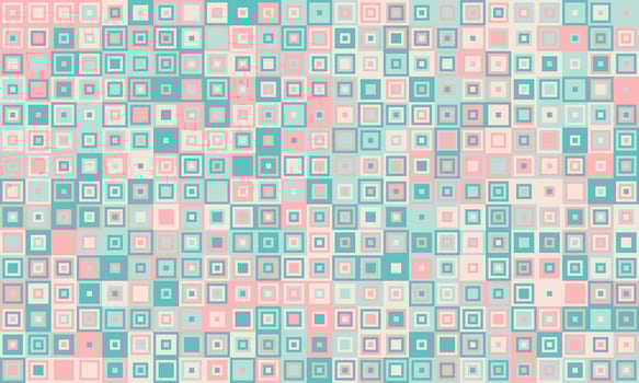 Geometric grid pattern with textured cubes and bright colours. Great for trendy, minimal designs, fabric prints, or background decor. vector