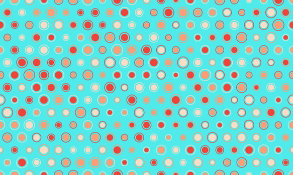 Round spotted pattern with abstract geometric circles. Ideal for seamless wallpapers, textile prints, or trendy backgrounds with a creative touch. vector
