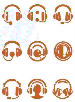 Audio Crafters collection logo vector