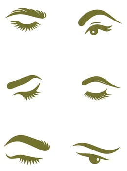 eyebrow Bliss collection logo vector