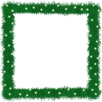 Christmas swags frame. Christmas wreath border frame. Christmas elements concept for decoration png