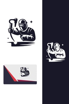 Steel Spark Welding Logo vector