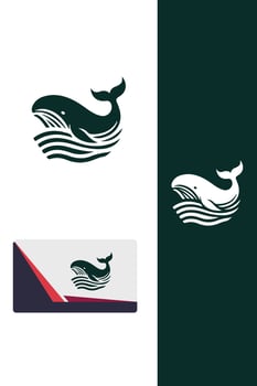 Ocean Whale Studios Logo vector