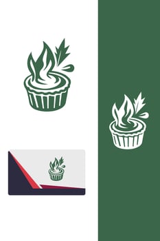 Green Fuel healthy food logo vector