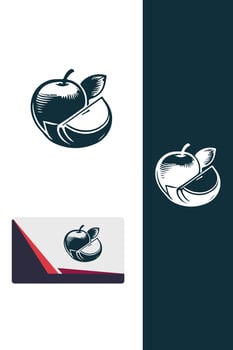 Green Haven healthy food logo vector