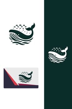 Whale Horizon Logo vector