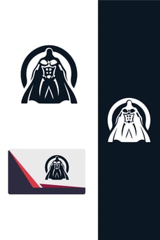 Titan Fury super hero logo vector