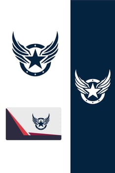 Star Wings Legacy Logo vector