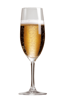 A glass of beer on a black background png