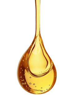 A drop of oil on a black background png