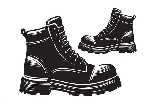 Shoes Silhouettes EPS Format Free Download vector