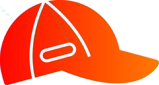 Cap Colorful Icon Style vector