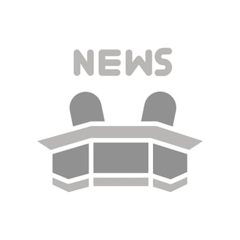 Newsroom Icon Design vector