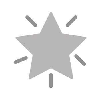Glowing Star Icon Design vector